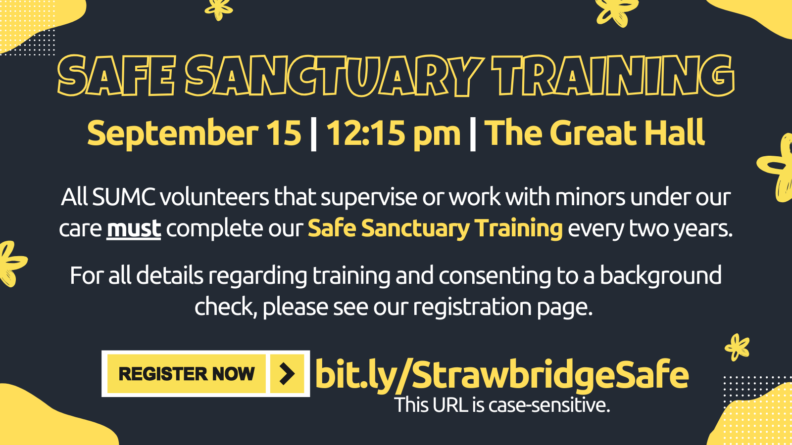 2024-09-15 Safe Sanctuary Training SCREENS