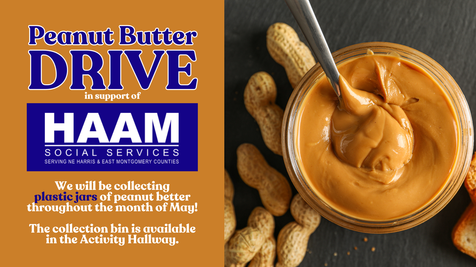 2025-05 HAAM Peanut Butter Drive 2025-05 HAAM Peanut Butter Drive