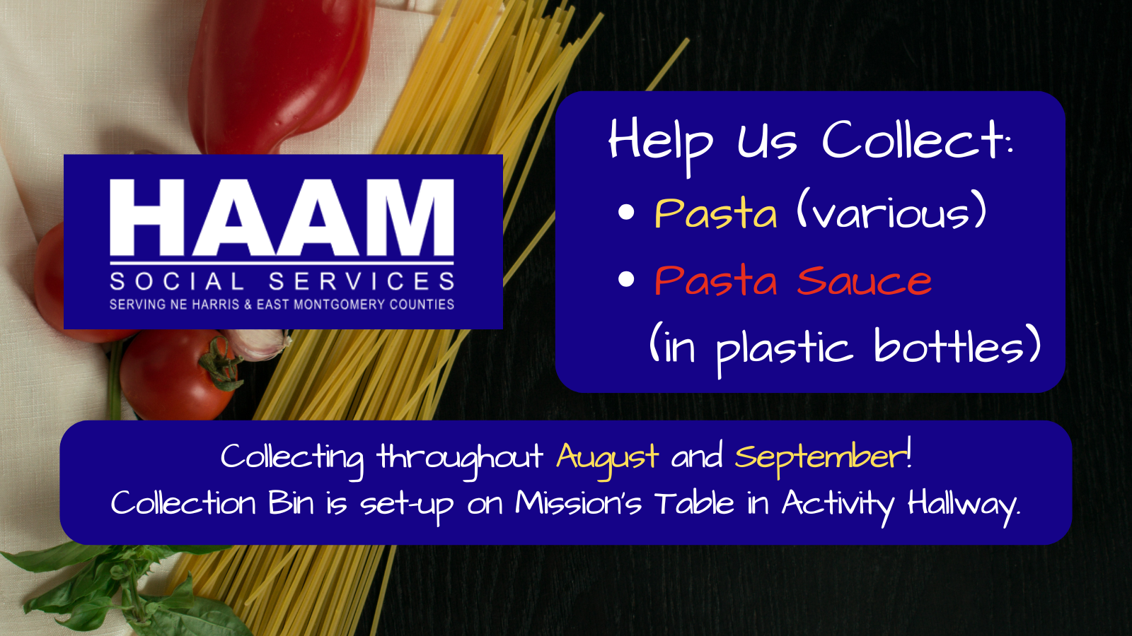 2025-08 & 09 HAAM Food Drive 2025-08 & 09 HAAM Food Drive
