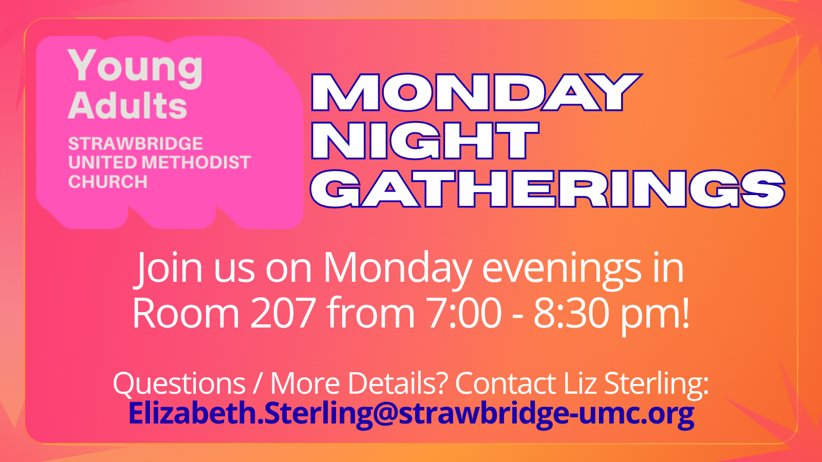 2026-09 Young Adults - Monday Night Gatherings
